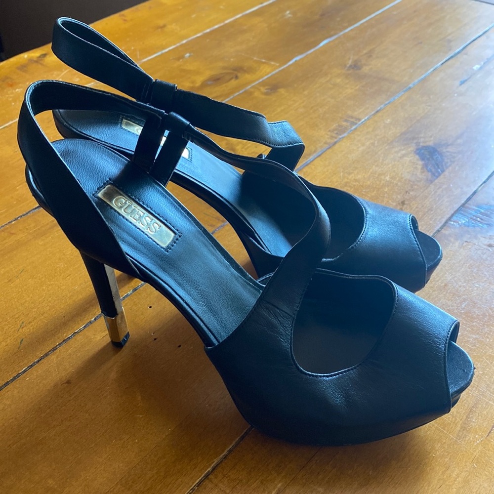 Black Guess High Heels